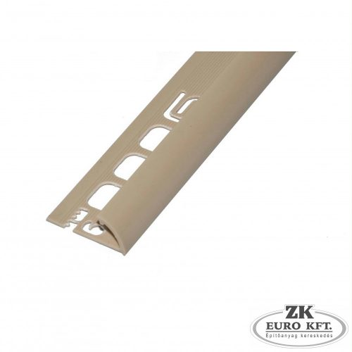 PVC pozitív élvédő profil 8 mm/2,50m, világos beige
