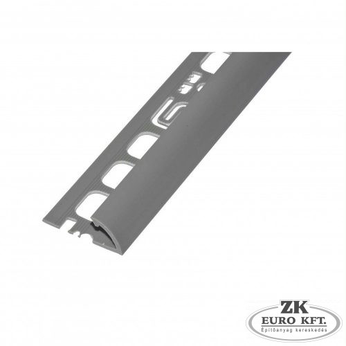 PVC pozitív élvédő profil 9/10 mm/2,50m, világosszürke