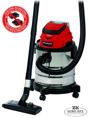 Einhell TC-VC 18/20 Li S - Solo akkus porszívó