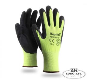 Kapriol New Grip védőkesztyű sárga-fekete 10