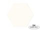 B. Burano White Hex 11x12,5cm - 0,38 m2/csomag - 41,04 m2/#