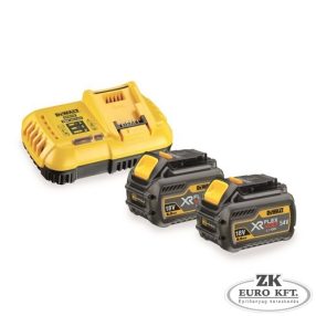 18V XR gyorstöltõ 2 x 18/54V XR FLEXVOLT akkumulátorral