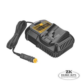   10.8V, 14.4V & 18V XR Li-Ion akkumulátor töltő, gépkocsi szivargyujtócsatlakozóval. 