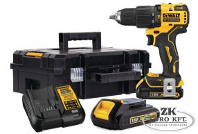   18V-os Akkus, Kefementes Ütvefúró-Csavarozógép 2 x 1.5Ah TSTAK