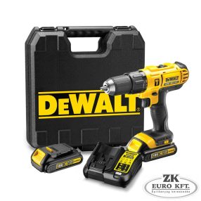   Akkus, 18V Compact , fúrócsavarozó, 2db 1,3 Ah Li-Ion akku, koffer, 13mm 