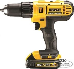   Akkus, 18V Compact , ütvefúró-csavarozó, 2db 1,3 Ah Li-Ion akku, koffer, 13mm 