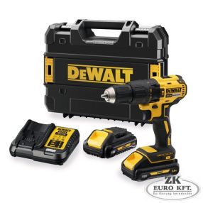   18V-os Akkus, Kefementes Ütvefúró-Csavarozógép 2 x 3Ah TSTAK