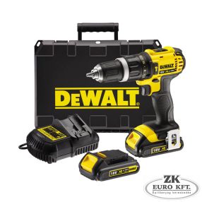   Akkus, 18V Compact , ütvefúró-csavarozó, 2db 1,5 Ah Li-Ion akku, koffer, 13mm         