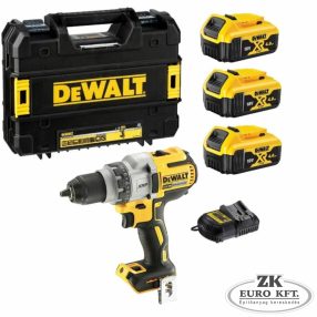 18V-os Akkus Fúró-Csavarozógép 3 x 4Ah