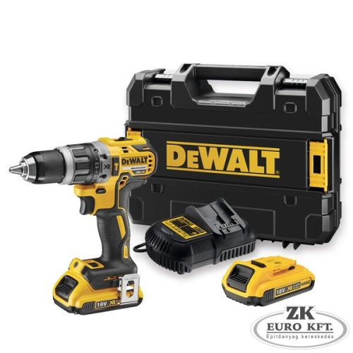 DEWALT 18V  XR ÜTVEFÚRÓ-CSAVAROZÓ KÉSZLETBEN