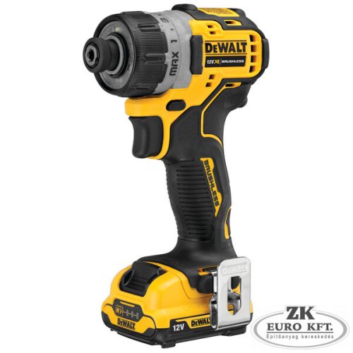 DEWALT 12V XR Kefe-nélküli kompakt csavarozó 2 X 2Ah