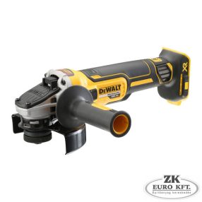   DEWALT 18 V XR 125MM KEFE NÉLKÜLI SAROKCSISZOLÓ AKKU ÉS TÖLTŐ NÉLKÜL PAPÍRDOBOZBAN