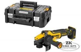   18 V Flexvolt Advantage Kefementes Sarokcsiszoló Akkumulátor és töltő nélkül TSTAK Kofferben