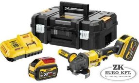   54 V Flexvolt Kefementes Sarokcsiszoló 9 Ah Akkumulátorral és Töltővel TSTAK Kofferben