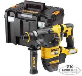   54V XR FLEXVOLT KEFE-NÉLKÜLI 3 ÜZEMMÓDÚ  SDS-PLUS FÚRÓKALAPÁCS AKKU ÉS TÖLTŐ NÉLKÜL TSTAK KOFFERBEN