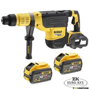   54V-os Akkus, kefementes SDS-Max Fúró/Véső Kalapács 2 x 12Ah