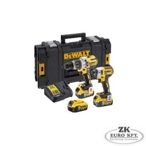 18V-os XR Akkus, Kefementes 2db-os Kombó pack. 2 x 5Ah