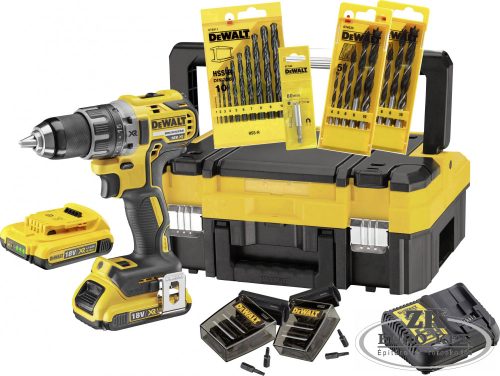 18V XR combo KIT (DCD791,TSTAK I,DCB113-QW,2 x DCB183,Accessories)