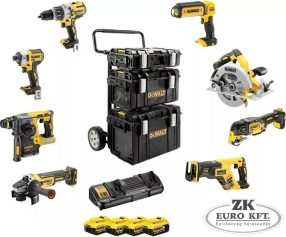   18V XR combo KIT (DCL050,DCS355,DCS367,DCS570,DCH273,DCD996,DCF887,DCG405,4 x DCB184,DCB115,TOUGH SYSTEM 400, 300, 150)