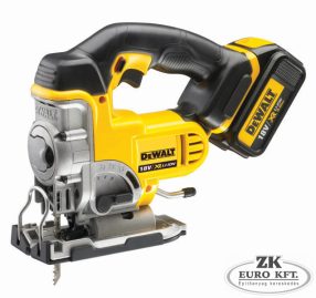   Akkus, 18V XR dekopírfűrész, 2db 4.0Ah akkumulátor, koffer