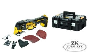   18V XR kefe nélküli oszcilációs multitool akku és töltő nélkül TSTAK kofferben