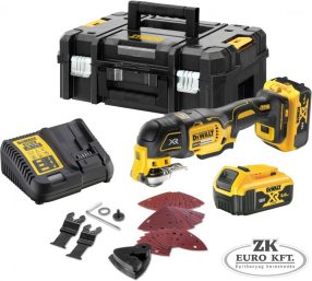   18 V XR Kefementes Multitool 5 Ah Akkumulátorral és Töltővel TSTAK Kofferben
