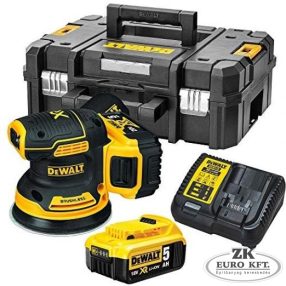 18V excentercsiszoló akkuval TSTAK-ban