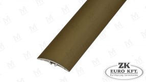   Borck alumínium burkolatváltó profil 30/2,7 m öntapadós eloxált arany