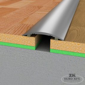   Borck alumínium burkolatváltó profil 41/0,93 m öntapadós eloxált ezüst