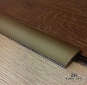   Borck alumínium burkolatváltó profil 41/2,7 m öntapadós eloxált pezsgő