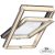 GZL ablak felső kilinccsel, 2-rtg edzett üveg 55x78 cm