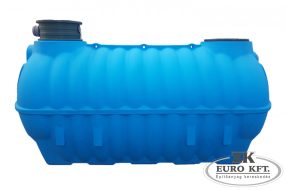   Csapadékvíz gyűjtő tartály 3500 literes, 1 kamrás , beépített szűrővel, KÉK