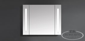   Wellis Canaria tükrös fürdőszoba szekrény, LED világítással 80x12x70