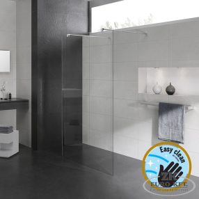   Wellis Astro 120 walk-in zuhanyfal, Easy Cleannel, üvegtörés garanciával 120x190