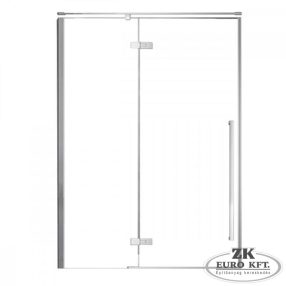  Wellis Sorrento 120 nyílóajtós zuhanyfal balos - Easy Cleannel, üvegtörés garanciával 120x200