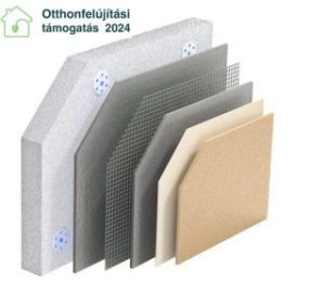 Homlokzat szigetelő rendszer 10cm