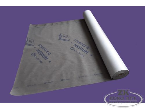 Páraáteresztő Tetőfolia STROTEX MEDIUM TAPE 150g/m2 ragsztóval 75m2/tek