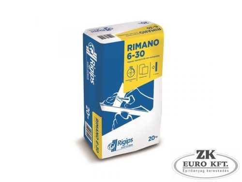 Gipsz Rigips Rimano 6-30mm 20kg